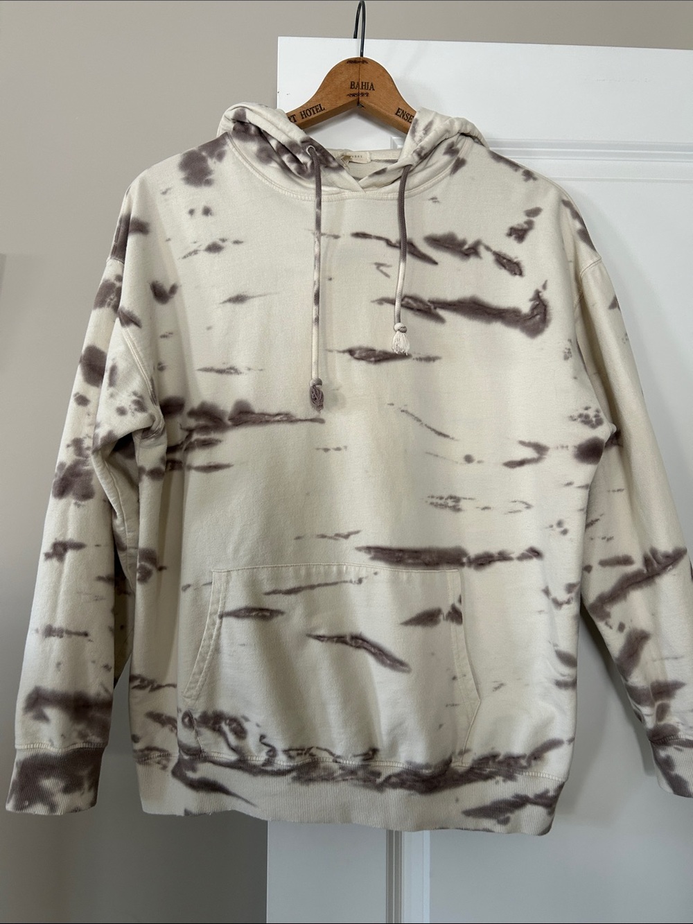 Gilded Intent Tie Dye Hoodie Sweatshirt Sz M w MEASUREMENTS Kangaroo Pocket